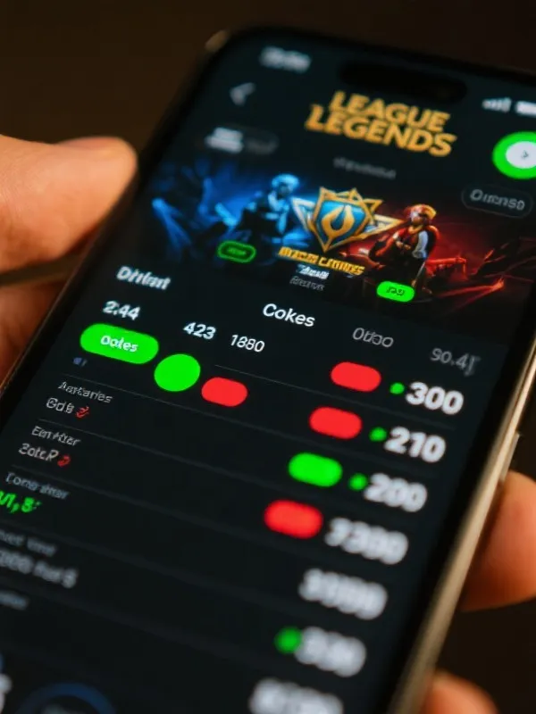 实时让分赔率界面